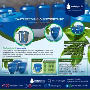 Bio Septictank Waterpedia - Ramah Lingkungan