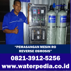 Waterpedia : Pemasangan Mesin RO reverse Osmosis