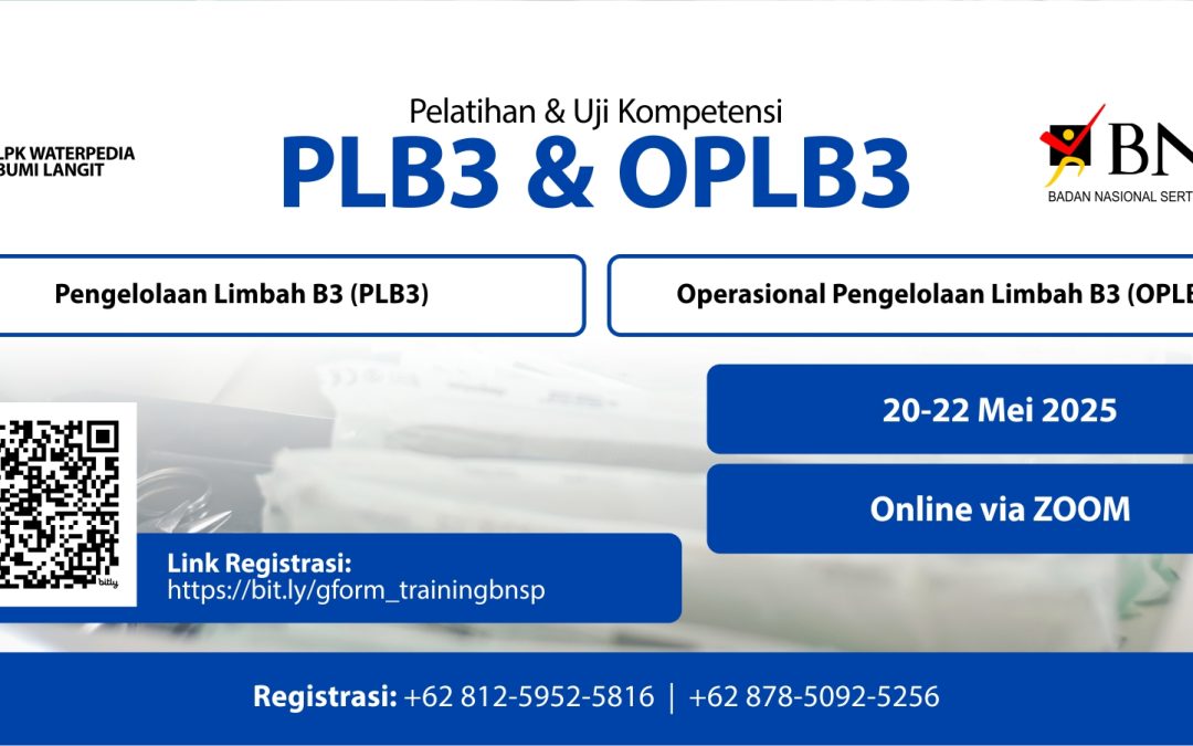Pelatihan & Uji Kompetensi PLB3 & OPLB3, 20-22 Mei 2025