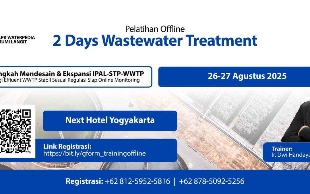 10 Langkah Mendesain & Ekspansi IPAL-STP-WWTP – Next Hotel Yogyakarta, 26-27 Agustus 2025