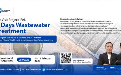 Pelatihan Site Visit IPAL 2 Days Wastewater Treatment di Yogyakarta Februari 2026