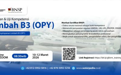 Pelatihan & Uji Kompetensi Limbah B3 (OPY) BNSP – Online 10–12 Maret 2026